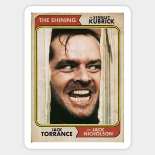 The Shining Trading Card with Jack Torrance Sticker